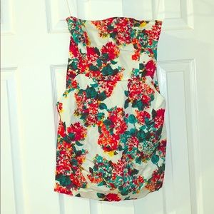 ❗️2/$15❗️ZARA Strapless Mini Dress